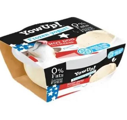 YowUp Frozen Yogurt HotDog con Queso 110gr